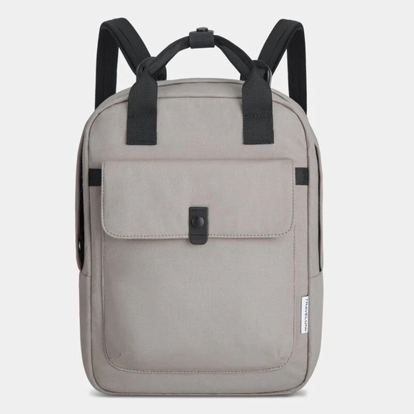 Travelon Anti-Theft Driftwood Gray Black Convertible Backpack Modern Design - Picture 1 of 16